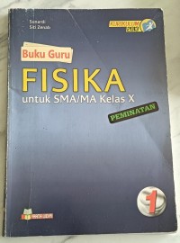 Image of BUKU GURU FISIKA UNTUK SMA/MA KELAS X PEMINATAN