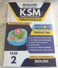 Image of KSM KOMPETISI SAINS MADRASAH TERINTEGRASI BIOLOGI FASE 2