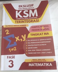 Image of KSM KOMPETISI SAINS MADRASAH TERINTEGRASI MATEMATIKA FASE 3