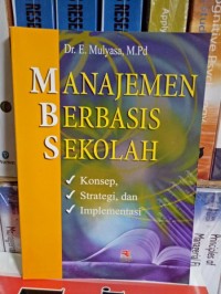 Image of MANAJEMEN BERBASIS SEKOLAH