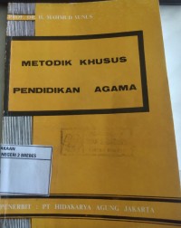 Image of METODIK KHUSUS PENDIDIKAN AGAMA