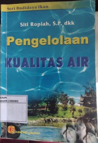 Image of PENGELOLAAN KUALITAS AIR