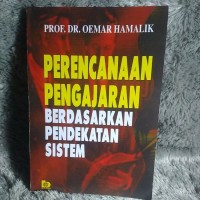 Image of PERENCANAAN PENGAJARAN BERDASARKAN PENDEKATAN SISTEM