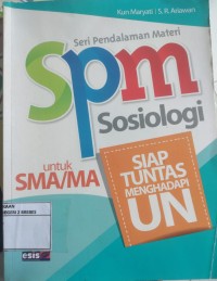 Image of SPM SOSIOLOGI (SIAP TUNTAS MENGHADAPI UN)