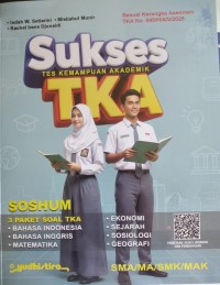 Image of SUKSES TKA (TES KEMAMPUAN AKADEMIK) SOSHUM
