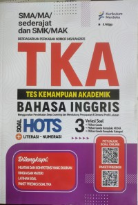 Image of TKA (TES KEMAMPUAN AKADEMIK BAHASA INGGRIS)